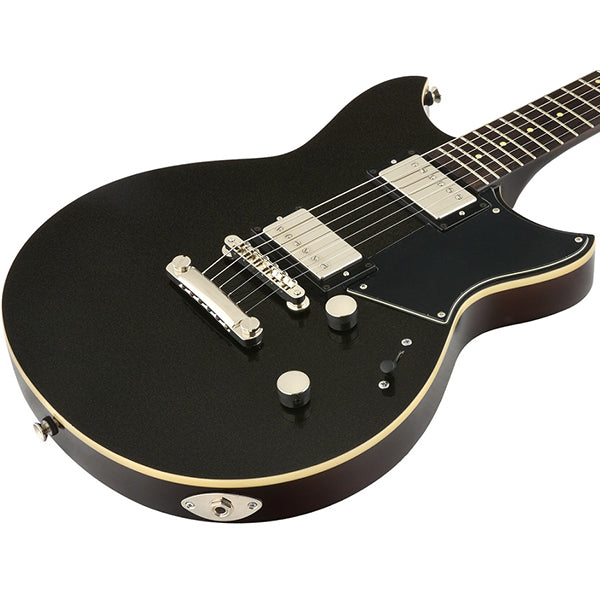 Yamaha RS420 Nato Vintage Output Humbucker Solidbody Electric Guitar Black Steel (RS 420)