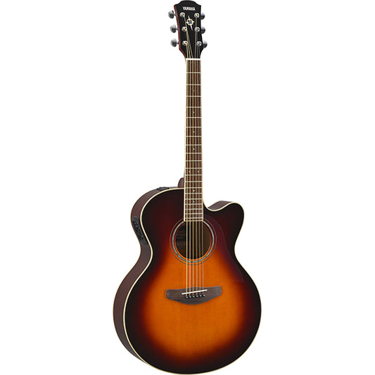 Yamaha CPX600 42" Medium Jumbo Spruce Top Acoustic Electric Guitar With Pickup Violin Sunburst (CPX 600)
