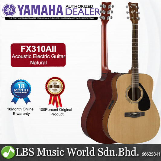 Yamaha FX310A 41" Full Size Acoustic Electric Guitar With Pickup - Natural (FX310 AII FX 310AII)