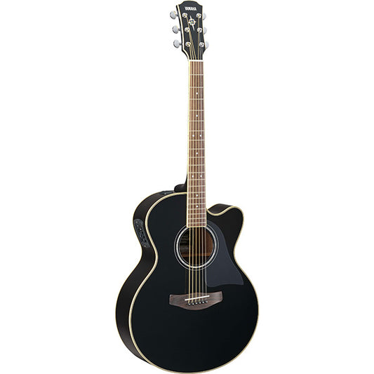 Yamaha CPX700II 41" Medium Jumbo Solid Spruce Top Acoustic Electric Guitar With Pickup Black (CPX700)