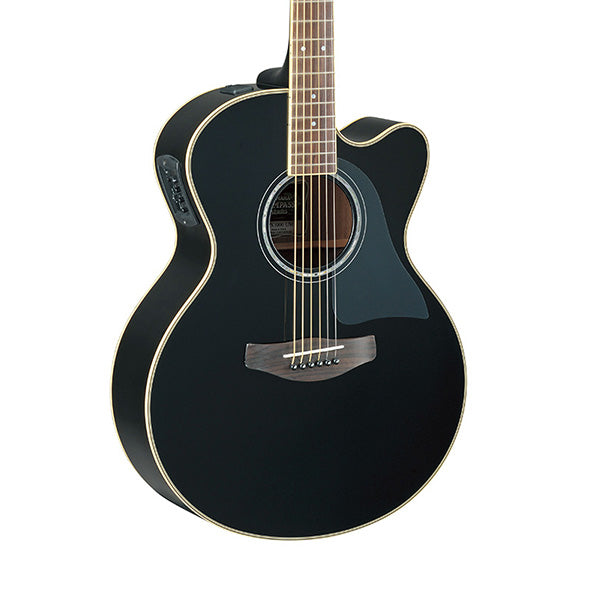Yamaha CPX700II 41" Medium Jumbo Solid Spruce Top Acoustic Electric Guitar With Pickup Black (CPX700)