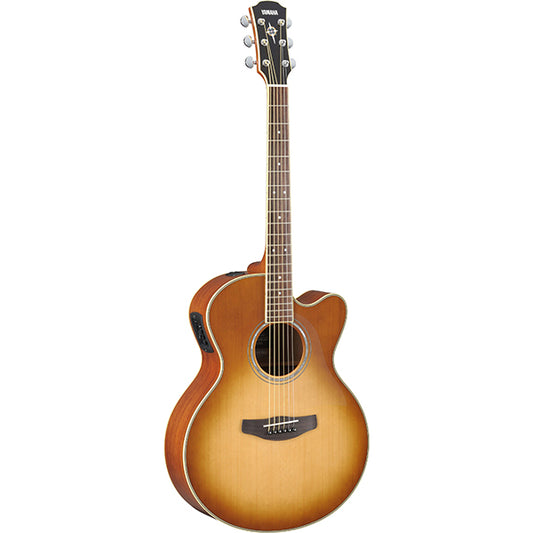 Yamaha CPX700II 41" Medium Jumbo Solid Spruce Top Acoustic Electric Guitar With Pickup Sand Burst (CPX700)