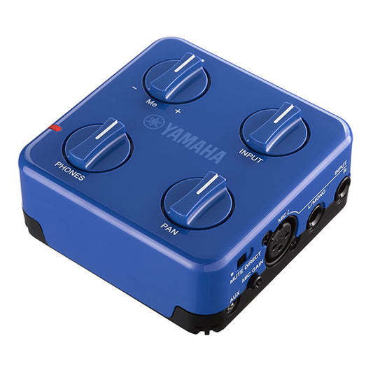 Yamaha SC-02 Session Cake Portable Mixer & Audio Interface for Acoustic, Bass Guitar, Keyboard & Drum - Blue (SC02 SC 02)