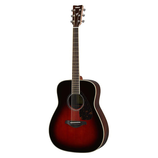 Yamaha FG830 41" Dreadnought Solid Sitka Spruce Top Acoustic Guitar Tobacco Sunburst (FG 830)