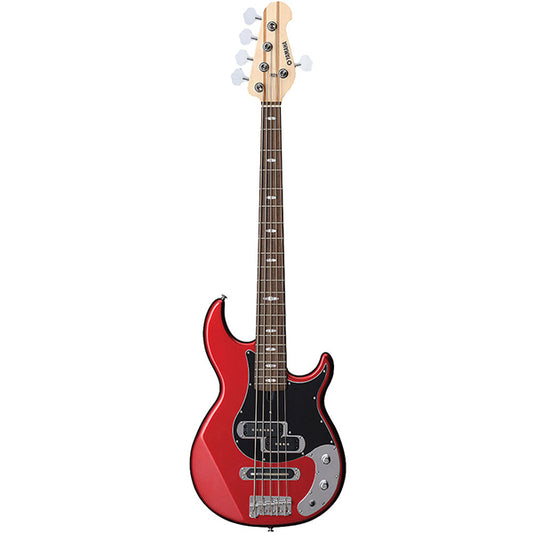 Yamaha BB425X 5 String Alder SS Pickup Electric Bass Guitar Red Metallic (BB 425X)