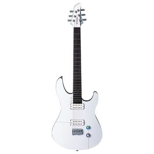 Yamaha RGX A2 Alder 2 Humbucker Electric Guitar Jet White and Aircraft Gray (RGXA2)