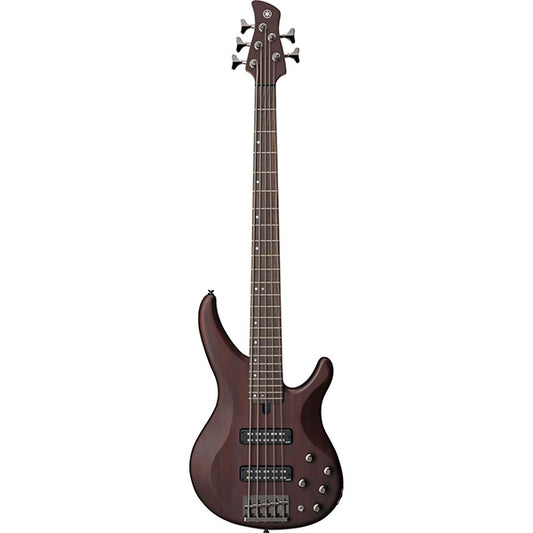 Yamaha TRBX505 5 String Solid Mahogany Body Electric Bass Guitar - Package