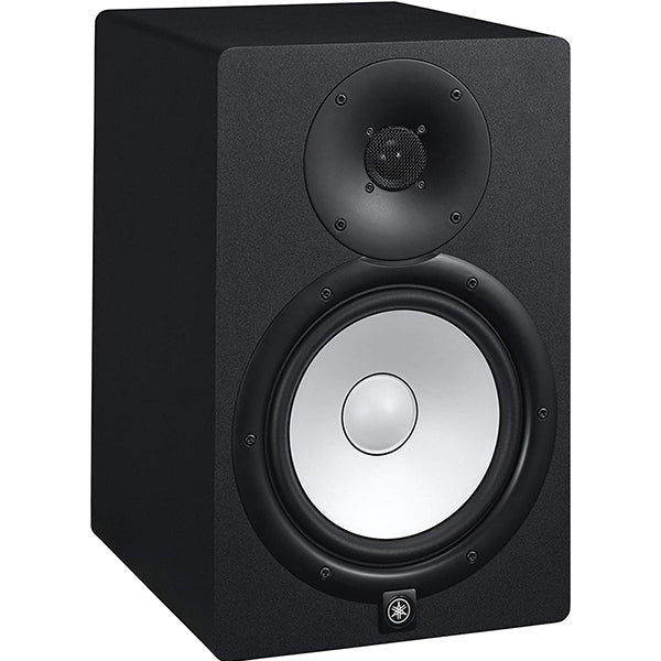 Yamaha HS8 8" Black Powered Studio Monitor Speaker Cabinet 120W with 8" Cone Woofer (Each)