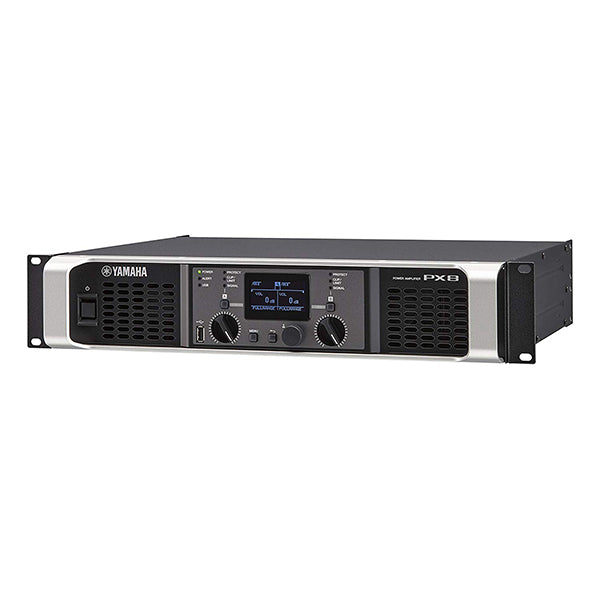 Yamaha PX8 Power Amplifier 2-channel 1050W with EQ Power Mixer for PA (PX 8)