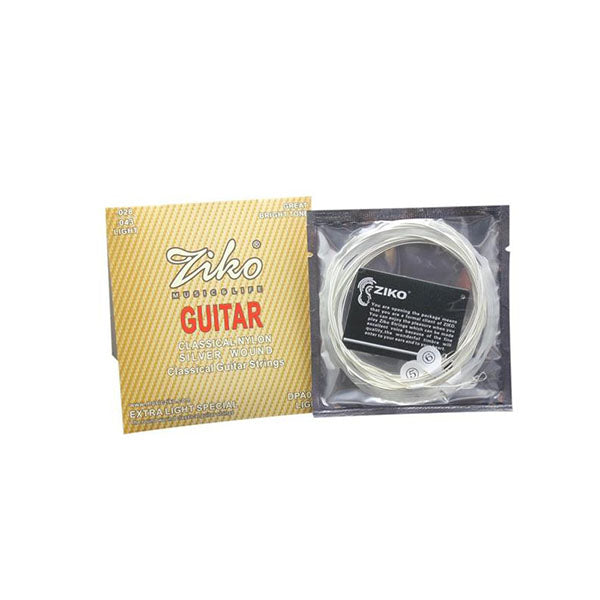 Ziko DPA-028 Classical Guitar Strings Classical Nylon Extra Light Bright Rich Tone 3 Set (028-043)