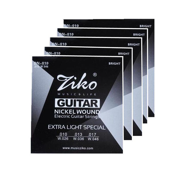 Ziko DN-010 Electric Guitar Strings Nickel Wound Extra Light Special Tone (010-046)