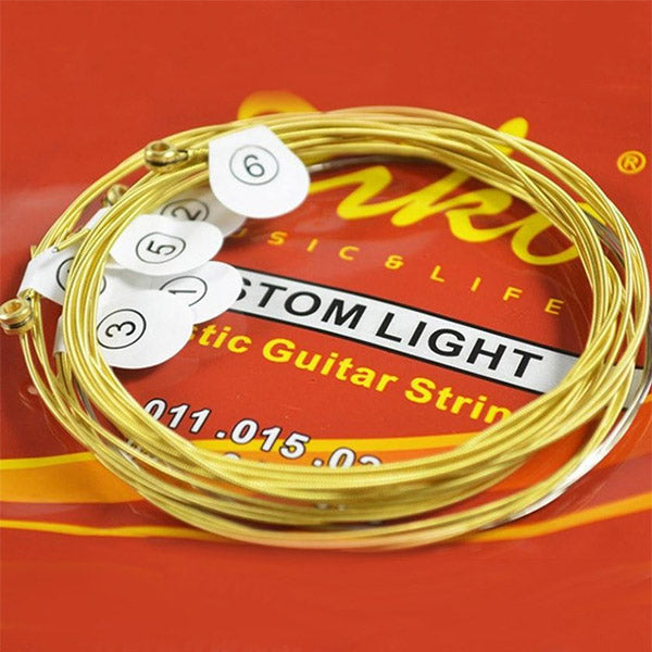 Ziko DAG-011 Acoustic Guitar Strings Extra Light Special Class A Great Bright Tone (011-050)