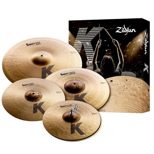 Zildjian KS4681 K Sweet Cymbal Pack - 14" Hihat / 16 & 18" Crash / 21" Ride