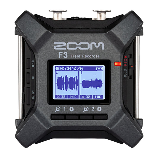 Zoom F3 2 Channel Portable Field Recorder and USB Audio Interface (F-3 F 3)