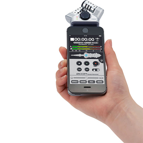 Zoom iQ6 Stereo Mic for iOS XY Stereo Recording Microphone with Lightning