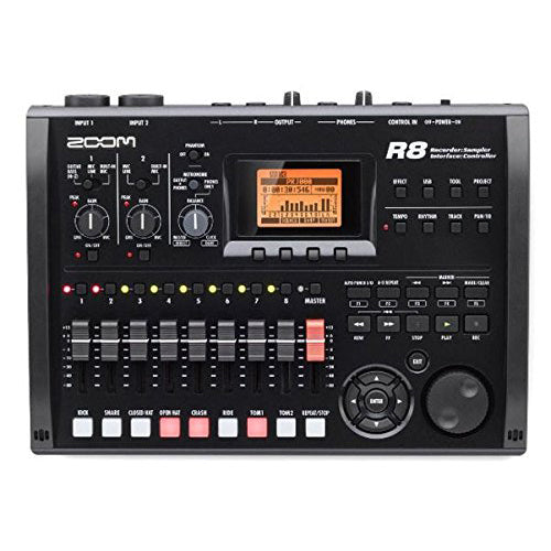 Zoom R8 8 Track SD Recorder Interface Sampler Audio Interface USB Mixer (R 8)