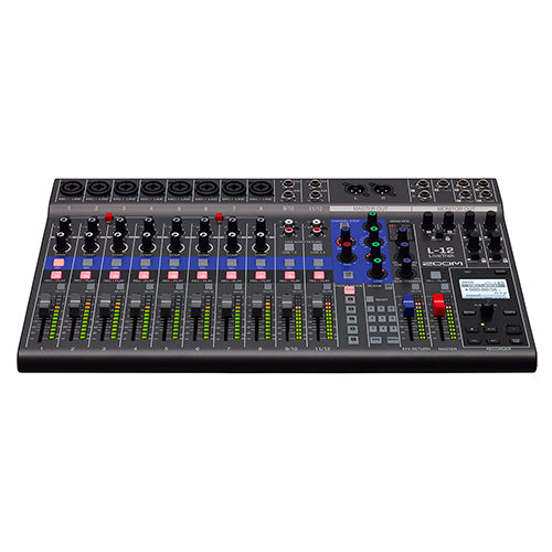 Zoom LiveTrak L-12 12 Channel Digital Mixer Recorder USB Audio Interface (L12 L 12)