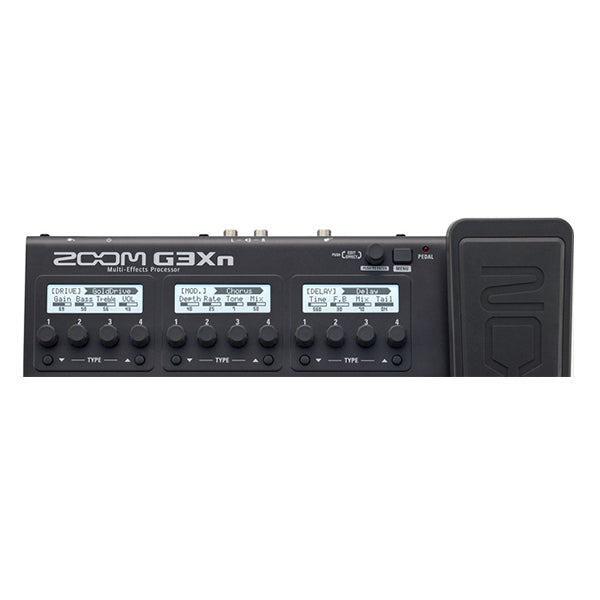Zoom G3Xn Effect Multi Effects Processor with Expression Pedal and Adapter