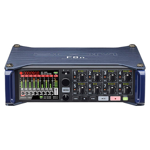 Zoom F8N Multitrack Field Recorder Mixer and USB Audio Interface (F8 F-8N)