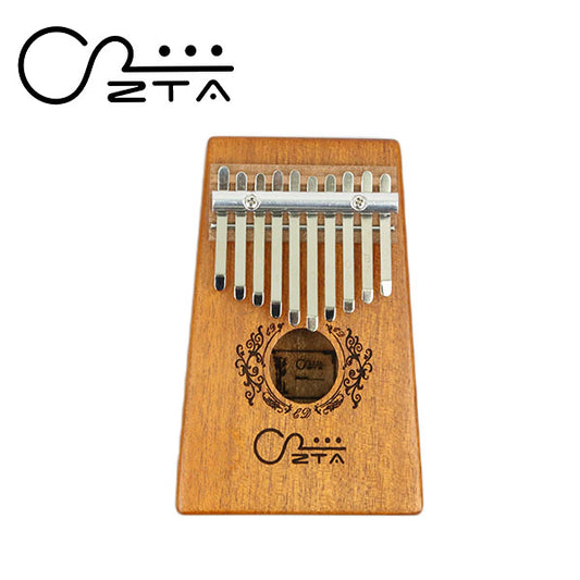 ZTA 10 Key Mahogany Kalimba Bundle Beginner Pack Thumb Piano Finger African Traditional Percussion