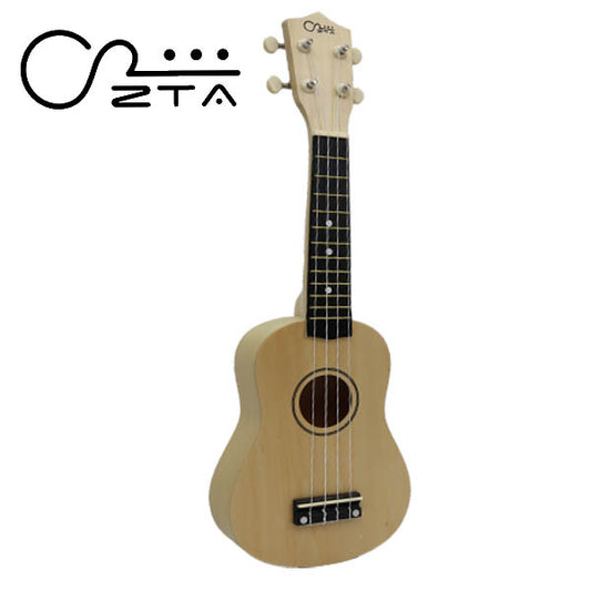 ZTA 21 Inch Soprano Ukulele Hawaii Guitar Beginner Starter Package (Full Wood)