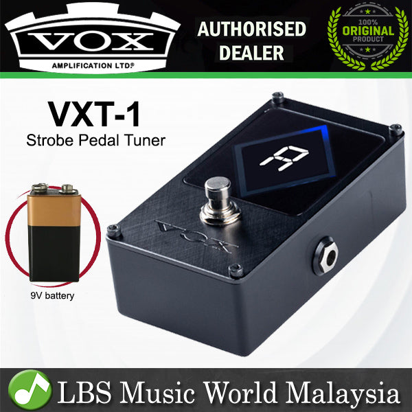 Vox VXT-1 Strobe Pedalboard Tuner with 3 Display Modes (VXT1 VXT 1)