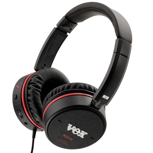 Vox VGH ROCK Closed Air Dynamic Wired Guitar Amplifier Headphones with Effects