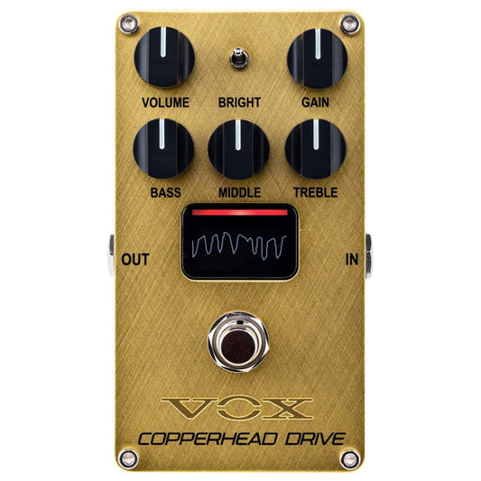 Vox VE-CD Valvenergy Copperhead Drive Tube Overdrive Effect Pedal (VE CD)