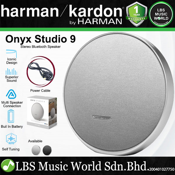 Harman Kardon Onyx Studio 9 Portable Stereo Bluetooth Home Speaker with Built in Battery