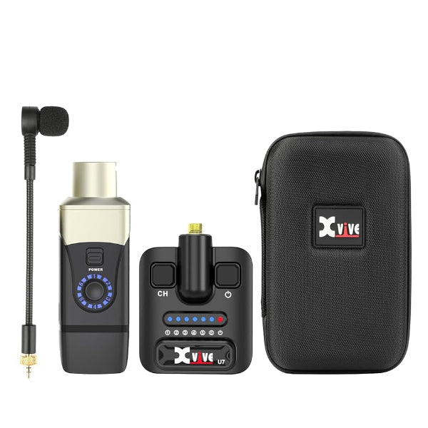 Xvive U7 Supercardioid Microphone Saxophone and Trumpet Digital Wireless System with Carry Case