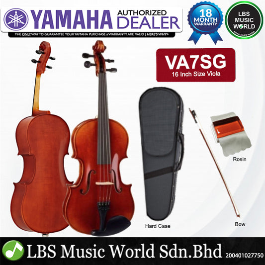 Yamaha VA7SG Acoustic Viola for Beginner and Professional with Complete Set - All Size