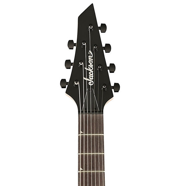 Jackson JS22-7 RR HT 7 String Poplar Body Electric Guitar with HH Pickup and Amaranth Fingerboard - Satin Black