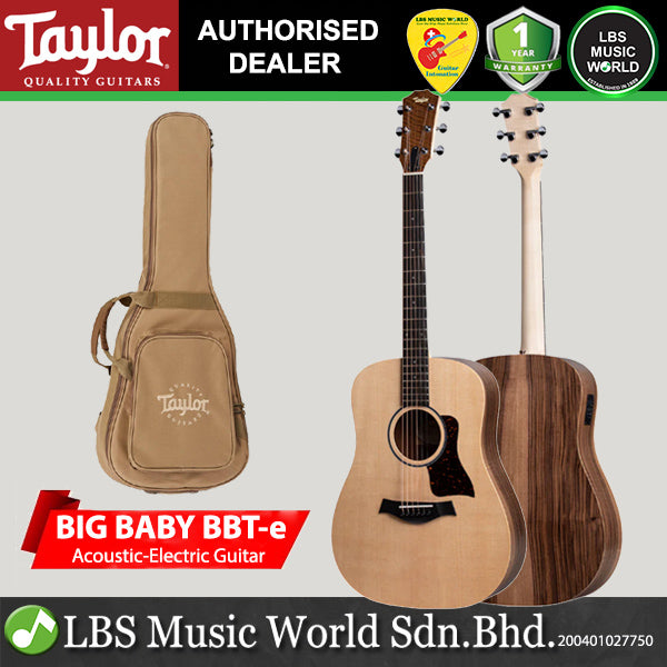 Taylor Big Baby Taylor Dreadnought Walnut Top Acoustic Guitar with Bag (BBT)
