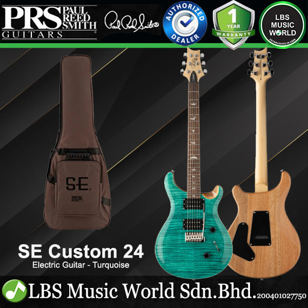 PRS SE Custom 24 Solidbody Electric Guitar HH Pickup with Rosewood Fretboard and Gig Bag