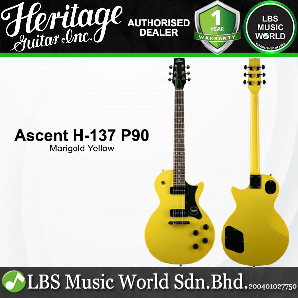 Heritage Ascent H-137 P90 Okoume Body Electric Guitar SS Pickups with Laurel Fretboard (H137)