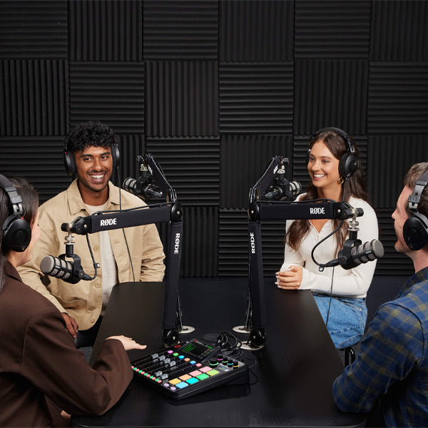 Rode Ultimate Podcast Kit Four Person Podcasting Complete Setup Bundle