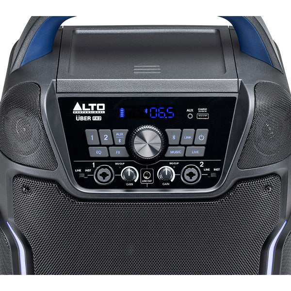 Alto Professional Uber FX2 200 Watt Portable Battery Powered Bluetooth Speaker with 320 Degree Sound