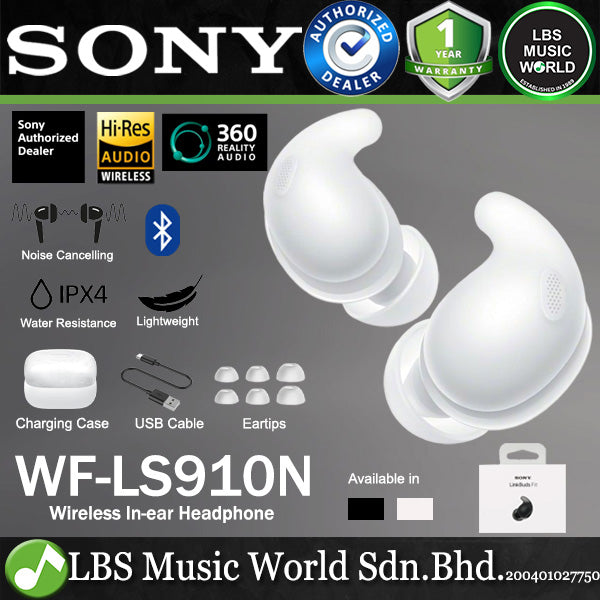 Sony WF-LS910N LinkBuds Fit True Wireless In Ear Earbud with Noise Cancelling (WFLS910N)