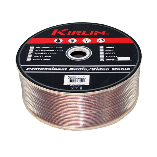 Kirlin SMC-18 100 Meter Clear PVC CCAM Bulk Wire Speaker Cable (SMC18)