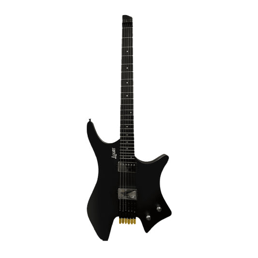 LUXARS S-G62 Ash Body Electric Guitar HH Pickup with Rosewood Fingerboard Package with Amplifier (S G62)