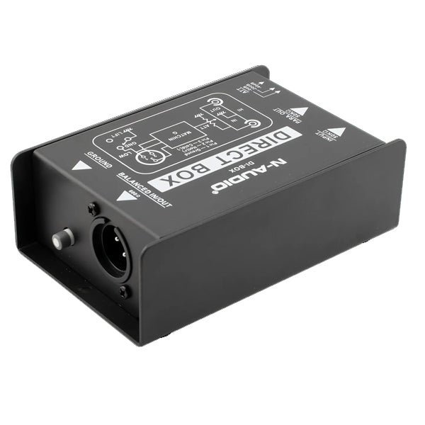 N-Audio DI-1 Single Channel Passive Direct Injection DI Box (DI1)