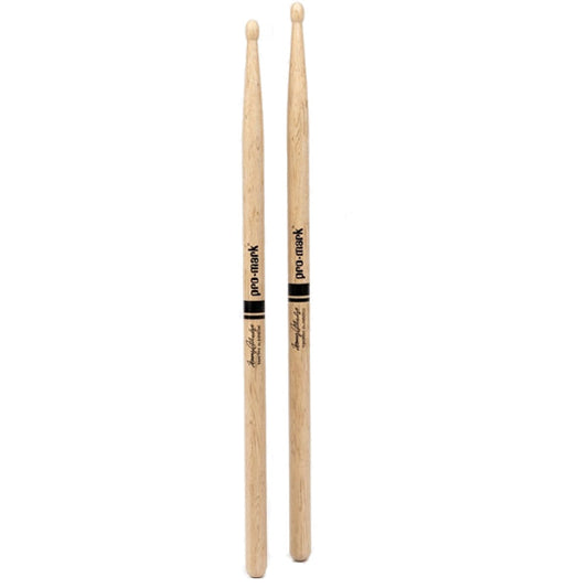 ProMark PW2SW Tommy Aldridge Lacquered Shira Kashi Oak Oval Wood Tip Drumsticks
