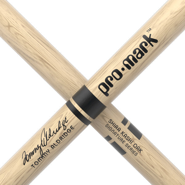ProMark PW2SW Tommy Aldridge Lacquered Shira Kashi Oak Oval Wood Tip Drumsticks