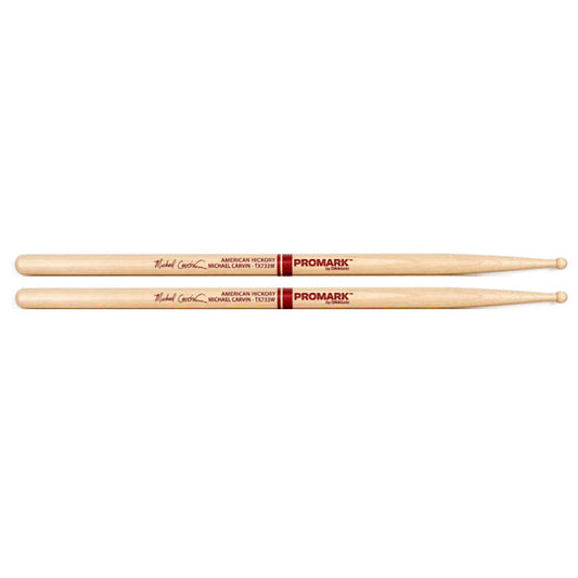 ProMark TX733W Michael Carvin Hickory Small Round Wood Tip Drumsticks