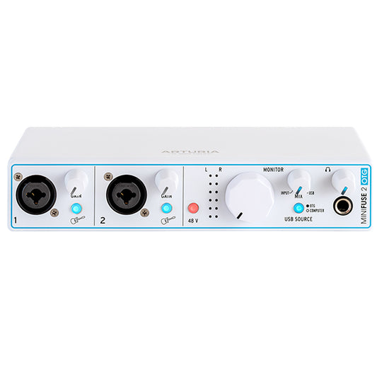 Arturia MiniFuse 2 OTG USB C Dual Audio Interface with Software Suite Included