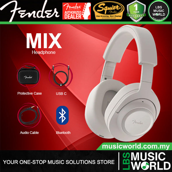 Fender Audio MIX Wireless Monitor Hybrid Active Noise Cancelling Headphones