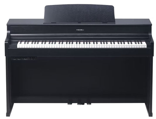 Medeli UP405E 88 Keys Upright Piano Package With Graded Action 3 Sensor Premium