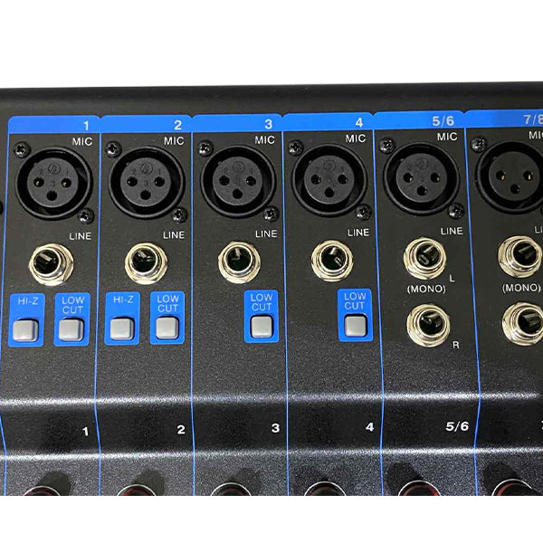 Topp Pro MX.12 12 Channel Compact Analog Mixer with USB and Bluetooth (MX12)