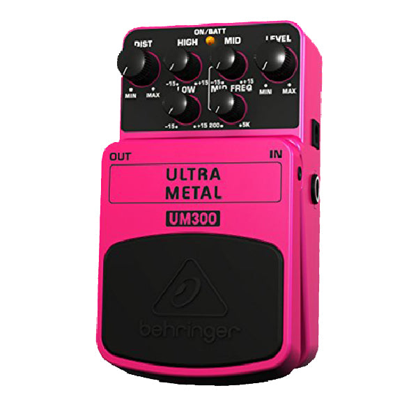 Behringer UM-300 Ultra Metal Distortion Guitar Effect Effects Pedal (UM300 UM 300)