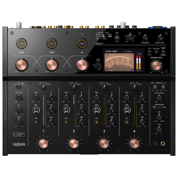 Pioneer DJ Euphonia Professional 4 Channel Rotary Mixer with Rupert Neve Transformer